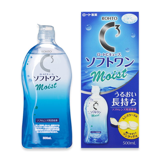 【送料無料】ロート Cキューブ ソフトワンモイストa 500ml 2箱セット